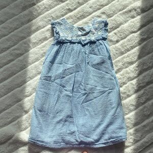 Baby Boden Blue Lace Casual Dress